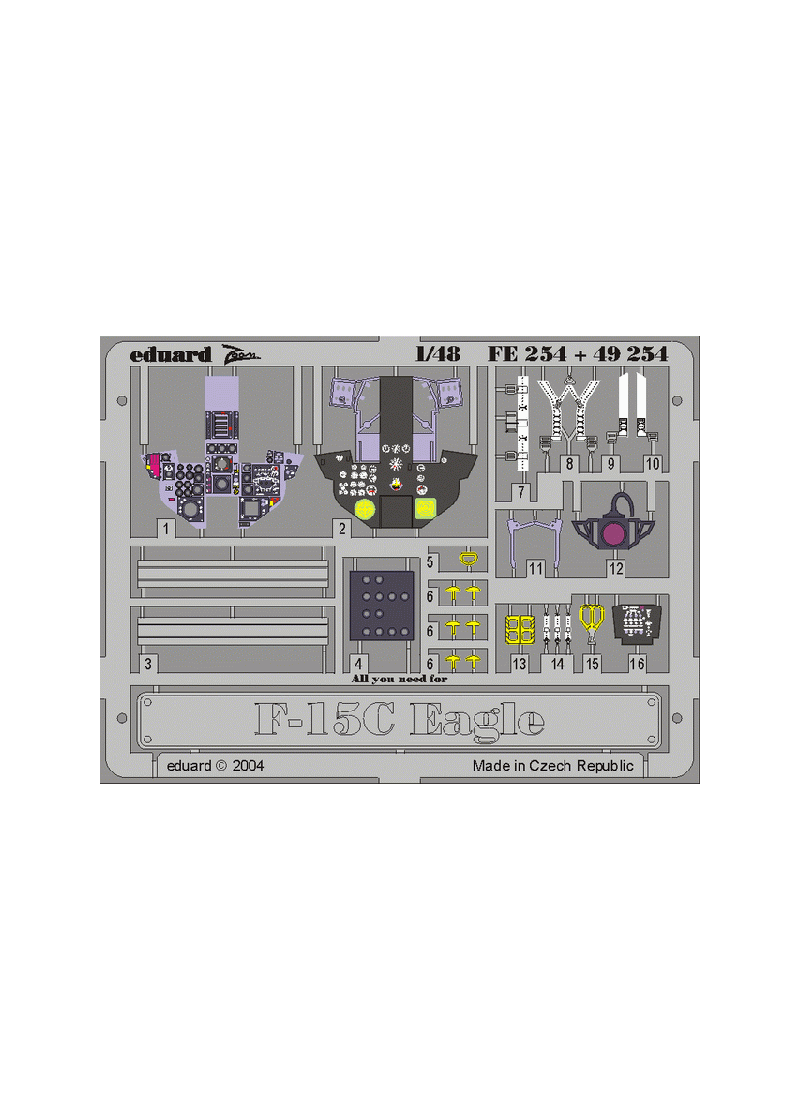 Eduard FE254 F-15C ACADEMY