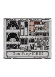 Eduard FE423 Sea Fury FB.II interior S.A. TRUMPETER