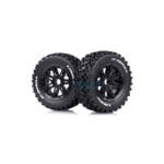 Louise 4.7/5.5" SC-Uphill Tyres on Black Spoke Rims - Beadlocked Wheels 2Pcs