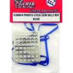 Gofer Racing Photo Etch Seat Belts with Blue Ribbon Belts (1:24-1:25)