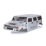 HSP 1/10 RC4 Hummer Truck Painted Silver Body Shell
