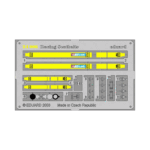 Eduard Racing Seatbelts Sparco 4 points Yellow