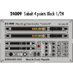 Eduard Racing Seatbelts Sabelt 4 points Black