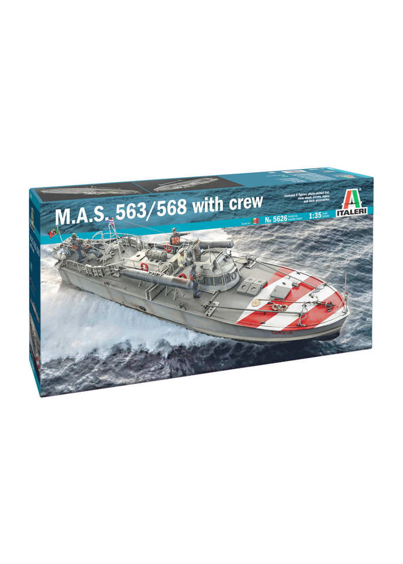Italeri MAS 568 4a Serie w/ Crew