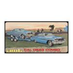 AMT 1223 1/25 1964 Ford Galaxie Falcon Funny Car Trailer Combo