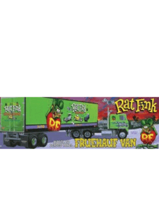 AMT 1292 1/24 Fruehauf Beaded Van Trailer Hauler Rat Fink