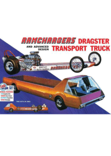 MPC 970 1/25 Ramchargers Dragster and Transporter