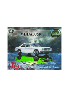DDA Collectables 1:24 Kit HQ Kingswood 4 Door