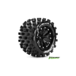 Louise MT-Rock 2.8 tyre w/rim Black 12mm hex