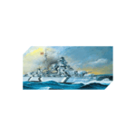 Academy 1/350 German Battleship Bismarck Plastic Model Kit [14109]
