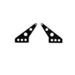 Gator RC Control Horn, 35mm Carbon Fiber, 2 Pack