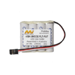 Eneloop 4/BK-3MCCE FLT-FUT 4.8V 2Ah AA Flat Battery Pack with Futaba Type Connector