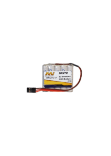 Eneloop R/C Hobby 5/BK-4MCCE FLT-JR 6V 800mAh AAA Flat Battery Pack with JR Type Connector