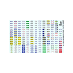 Gofer Racing License Plates Decal Sheet