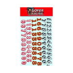 Gofer Racing Race Car Numbers Decal Sheet (1/25 or 1/24)