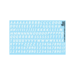 Gofer Racing 5/8" White Letters & Numbers