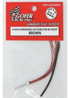 Gofer Racing 16010 Prewired Distributor With Boot - Brown