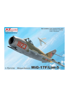 AZ Model 1/72 Mikoyan MiG-17F/Lim-5 'Fighter' (Polish, Egyptian, North Vietnam, Cambodia AF) # 7878