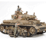 Tamiya 1/35 German tank Panzerkampfwagen IV Ausf.F & Motorcycle set "NORTH AFRICA"