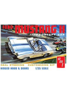 AMT 1369 1963 Ford Mustang II Concept Car 1/25 Scale Plastic Model Kit