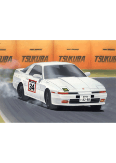 Fujimi 1/24 Supra 3.0 GT Turbo A All Japan Super Drift GP 1985 [ID-321] Plastic Model Kit