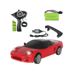 LDRC 1803R NSX Drift Car RTR W/ Gyro Red 1/18th