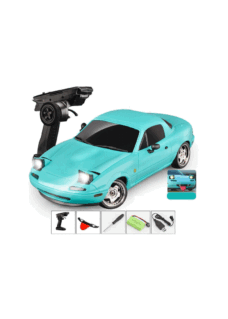 LDRC 1804-B MX-5 Drift Car RTR W/ Gyro Blue 1/18th