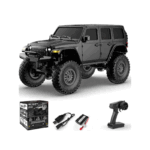 Racent 78701 RCS24 RC Crawler With LED Lights Black 1/24