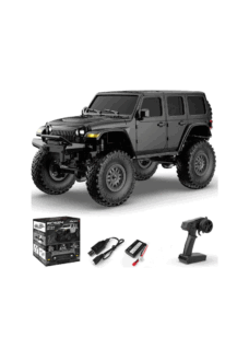 Racent 78701 RCS24 RC Crawler With LED Lights Black 1/24