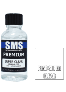 SMS Paints Premium SUPER CLEAR (HIGH GLOSS) 30ml