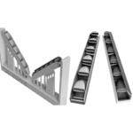 Kotare 32P005 1/32 Messerschmitt Bf 109K-4 Exhausts and Shields