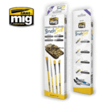 Ammo Mig Streaking and Vertical Surfaces Brush Set