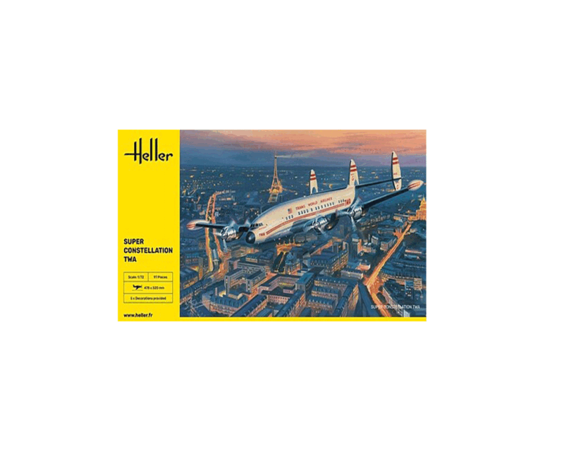 Heller Super Constellation TWA Airliner