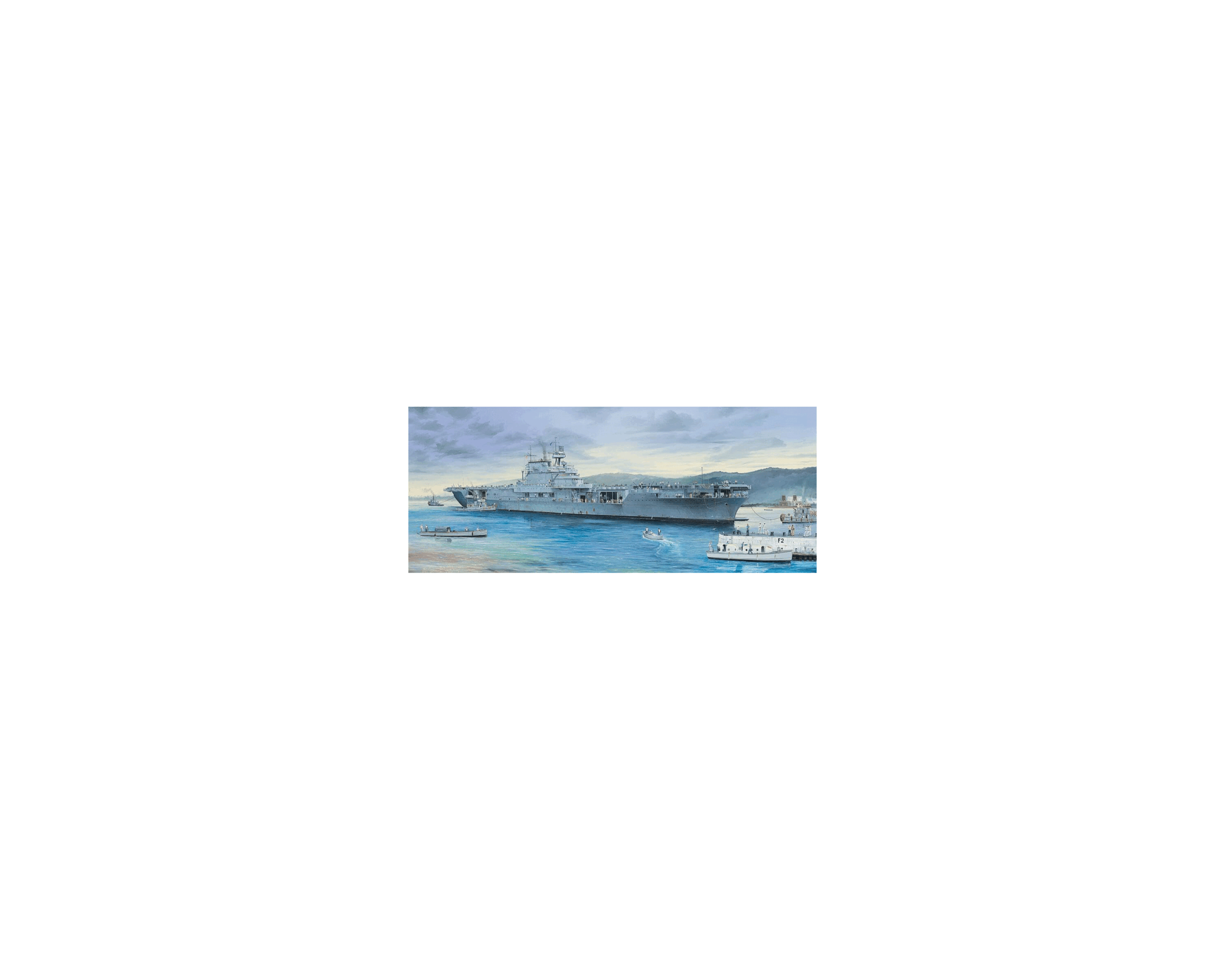 TRUMPETER 1/200 Enterprise CV-6