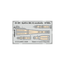 Eduard Supermarine Spitfire Mk.Vb seatbelts STEEL 1/32 (designed to be used with Kotare kits)