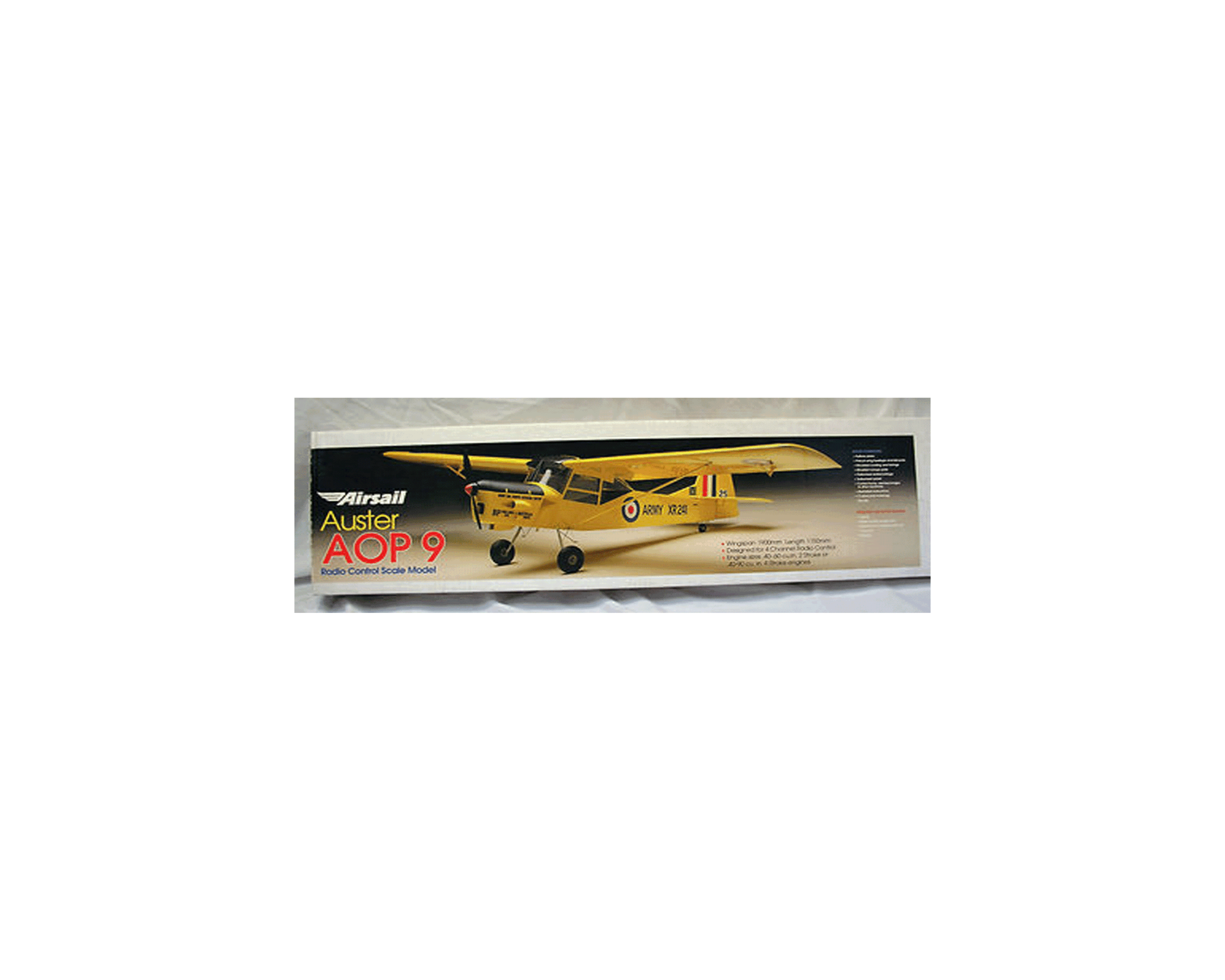 Auster AOP-9 R/C Scale Model Airplane Kit by Airsail
