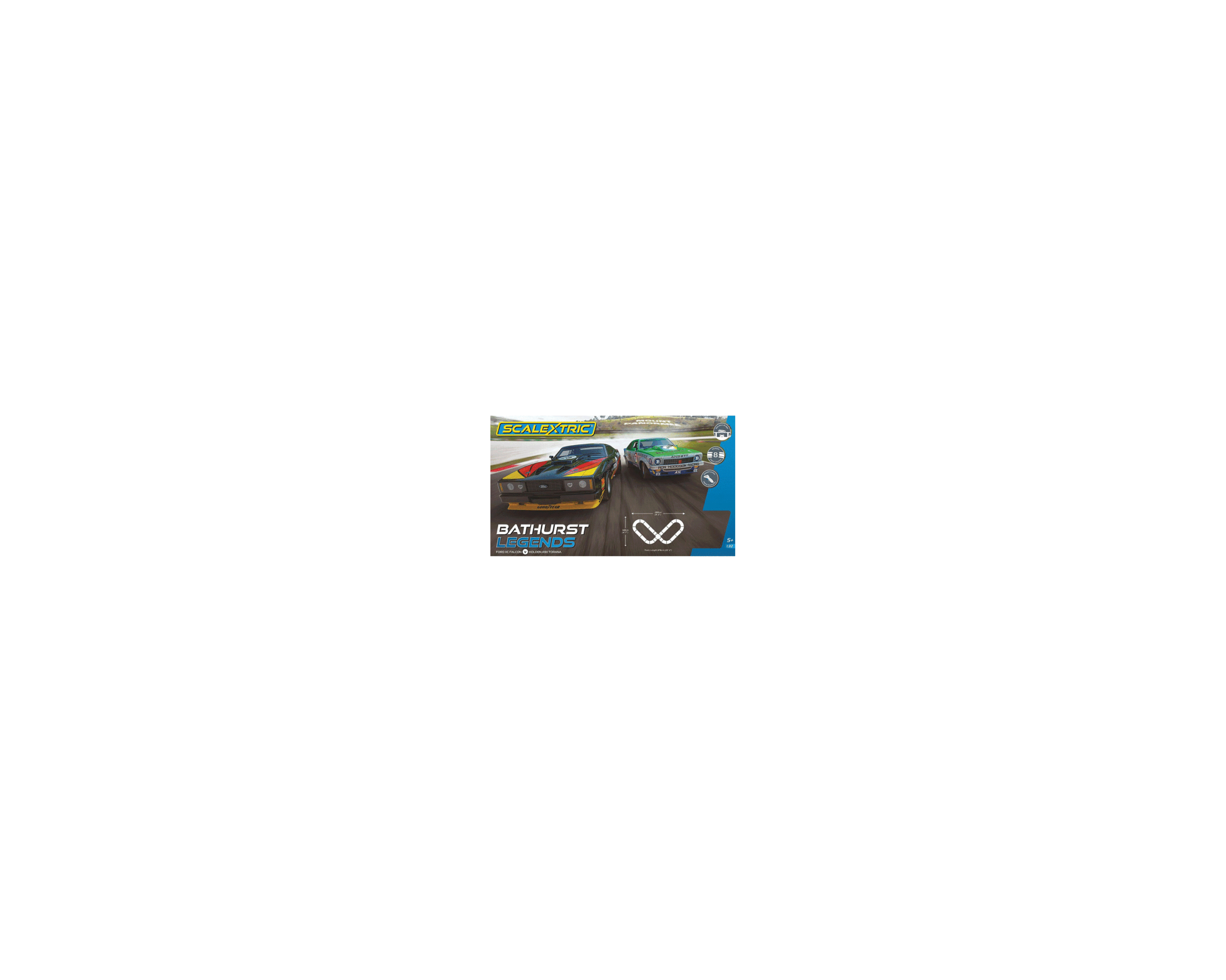 Scalextric C1454SF Bathurst Legends Holden ASX Torana Vs Ford XC Falcon Set