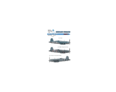 EagleCals #151 1/48 scale F4U 1 Birdcage Corsairs Part 2