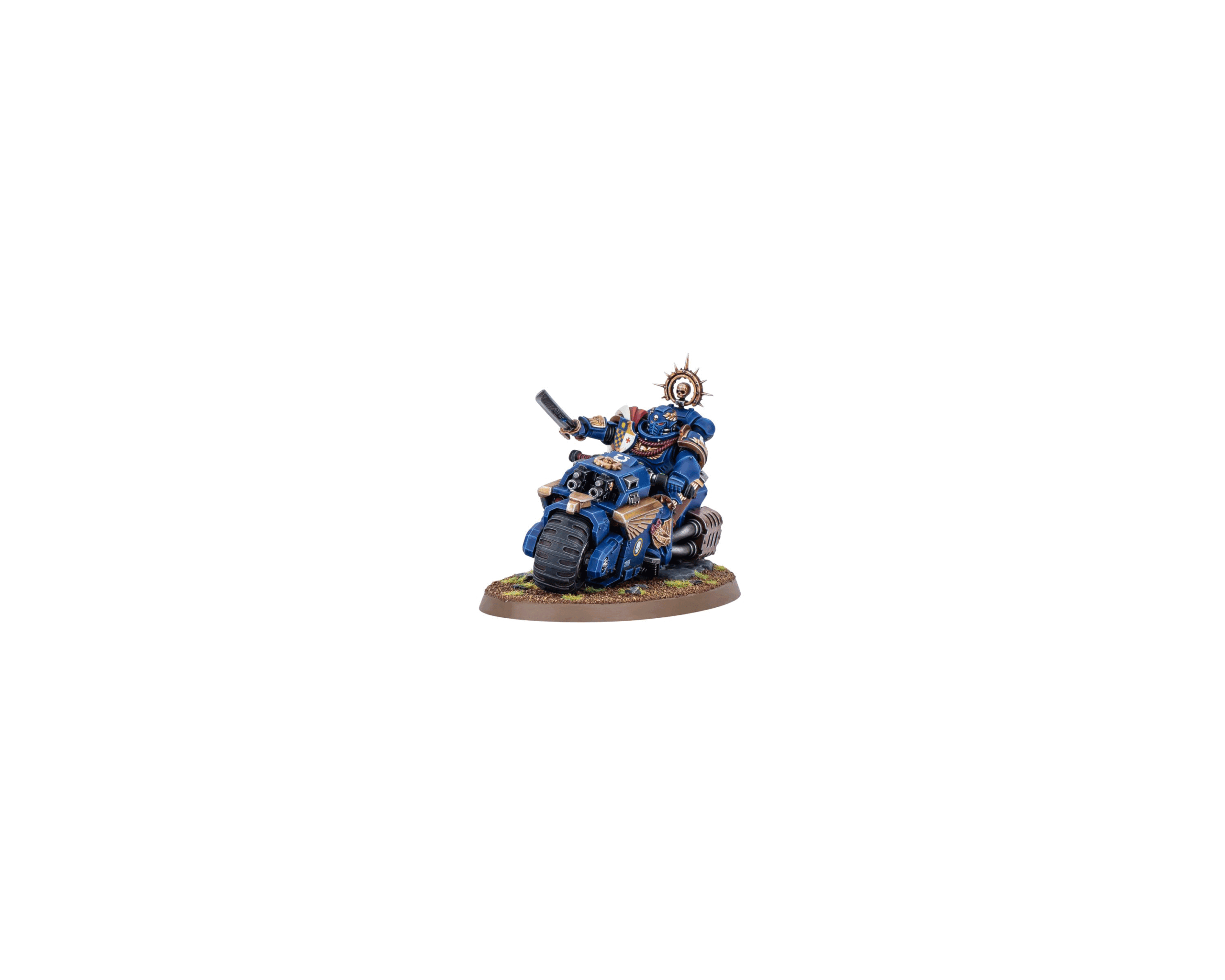 Warhammer Captain on Bike